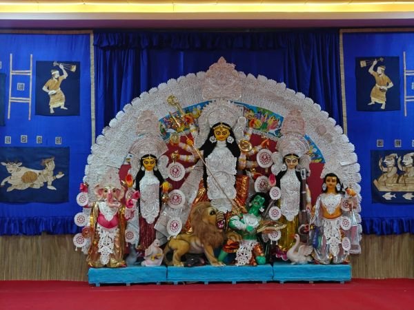 Idol and pandal, Utsav Bangalore