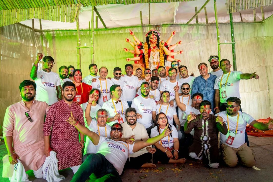 Group photo, Begur Bengali Cultural Association (BBCA)