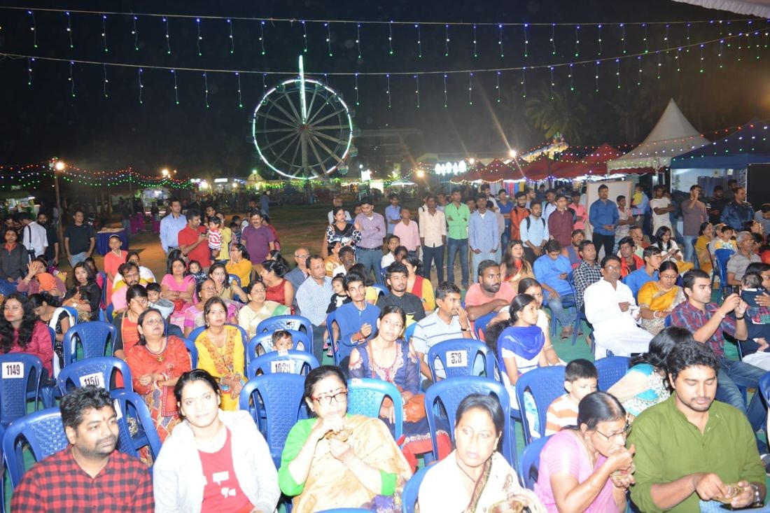 Evening crowd, Varthur Bengali Association (VBA)
