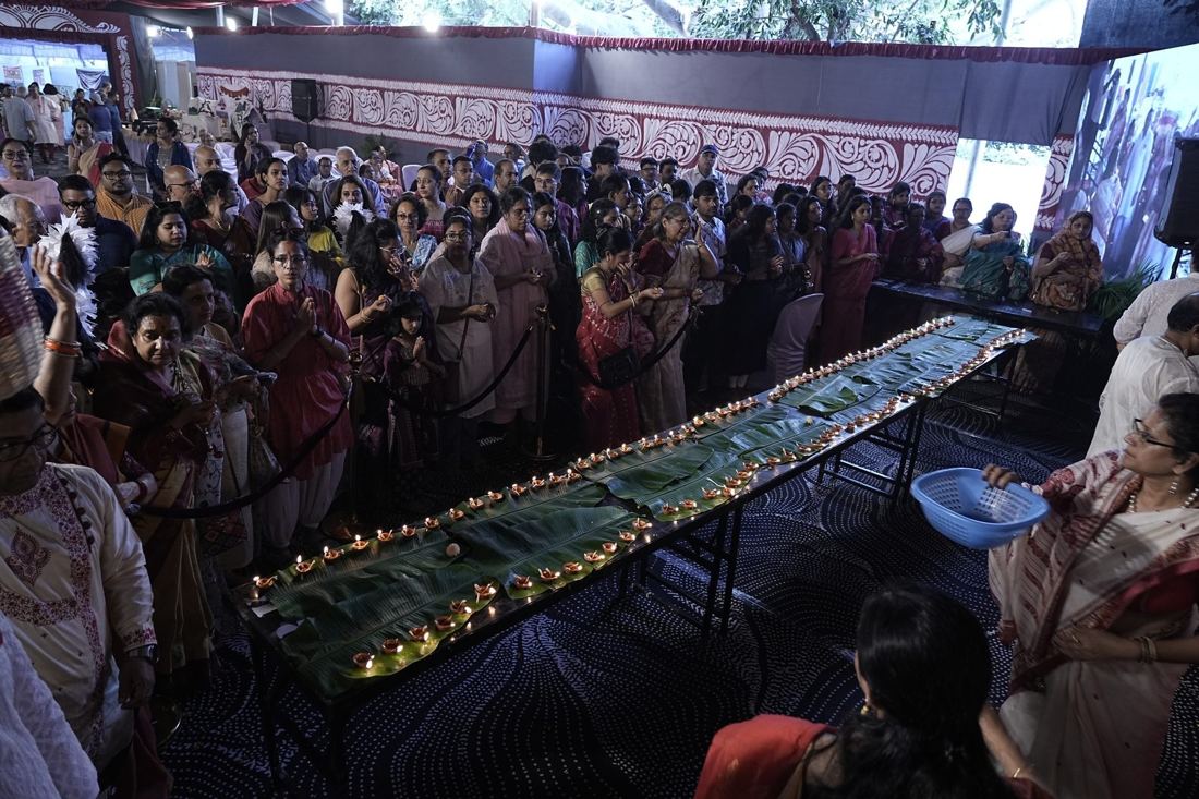 Evening at the venue, APOORBA Durga Puja